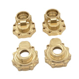 Maxbell 4Pcs 1/10 RC Brass Portal Cover Counter Weight Set for Wltoys 104020 Crawler