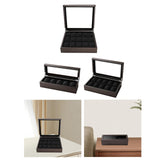 Maxbell Watch Storage Box Elegant for Watches Necklace Bracelet Earrings Girls Women 5 Slot