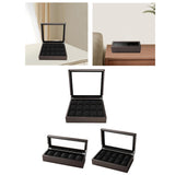 Maxbell Watch Storage Box Elegant for Watches Necklace Bracelet Earrings Girls Women 5 Slot