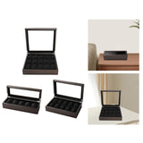 Maxbell Watch Storage Box Elegant for Watches Necklace Bracelet Earrings Girls Women 5 Slot