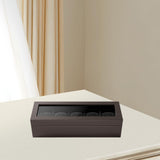 Maxbell Watch Storage Box Elegant for Watches Necklace Bracelet Earrings Girls Women 5 Slot