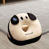Maxbell Desk Napping Pillow Black Cushion Lovely Neck Pillow for Bedroom Home Office big eyes dog