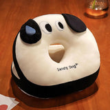 Maxbell Desk Napping Pillow Black Cushion Lovely Neck Pillow for Bedroom Home Office big eyes dog