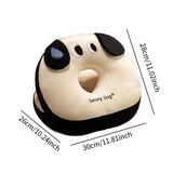 Maxbell Desk Napping Pillow Black Cushion Lovely Neck Pillow for Bedroom Home Office big eyes dog