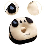 Maxbell Desk Napping Pillow Black Cushion Lovely Neck Pillow for Bedroom Home Office big eyes dog