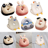 Maxbell Desk Napping Pillow Black Cushion Lovely Neck Pillow for Bedroom Home Office big eyes dog