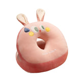 Maxbell Desk Napping Pillow Black Cushion Lovely Neck Pillow for Bedroom Home Office rabbits