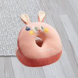 Maxbell Desk Napping Pillow Black Cushion Lovely Neck Pillow for Bedroom Home Office rabbits