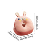 Maxbell Desk Napping Pillow Black Cushion Lovely Neck Pillow for Bedroom Home Office rabbits