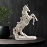 Maxbell Horse Statue Collection Lifelike Horse Figurine for Study Room Desktop Decor Style A
