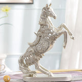 Maxbell Horse Statue Collection Lifelike Horse Figurine for Study Room Desktop Decor Style A