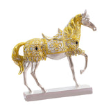 Maxbell Horse Statue Collection Lifelike Horse Figurine for Study Room Desktop Decor Style B