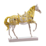 Maxbell Horse Statue Collection Lifelike Horse Figurine for Study Room Desktop Decor Style B