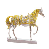 Maxbell Horse Statue Collection Lifelike Horse Figurine for Study Room Desktop Decor Style B