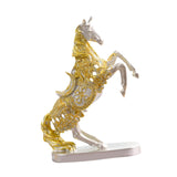 Maxbell Horse Statue Collection Lifelike Horse Figurine for Study Room Desktop Decor Style C
