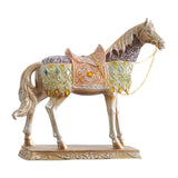 Maxbell Horse Statue Collection Lifelike Horse Figurine for Study Room Desktop Decor Style D