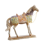 Maxbell Horse Statue Collection Lifelike Horse Figurine for Study Room Desktop Decor Style D