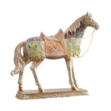 Maxbell Horse Statue Collection Lifelike Horse Figurine for Study Room Desktop Decor Style D