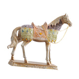 Maxbell Horse Statue Collection Lifelike Horse Figurine for Study Room Desktop Decor Style D