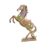 Maxbell Horse Statue Collection Lifelike Horse Figurine for Study Room Desktop Decor Style E