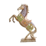 Maxbell Horse Statue Collection Lifelike Horse Figurine for Study Room Desktop Decor Style E