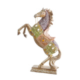 Maxbell Horse Statue Collection Lifelike Horse Figurine for Study Room Desktop Decor Style E