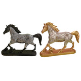 Maxbell Horse Statue Figurine Artwork Collectible Figurine for Bedroom Cabinet Decor black