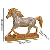 Maxbell Horse Statue Figurine Artwork Collectible Figurine for Bedroom Cabinet Decor gold