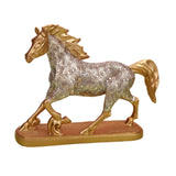Maxbell Horse Statue Figurine Artwork Collectible Figurine for Bedroom Cabinet Decor gold