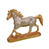 Maxbell Horse Statue Figurine Artwork Collectible Figurine for Bedroom Cabinet Decor gold