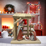 Maxbell Nativity Scene Figurine Decorative Holy Family Figurine for Table Home Decor