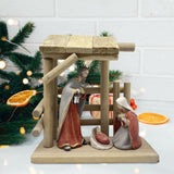 Maxbell Nativity Scene Figurine Decorative Holy Family Figurine for Table Home Decor