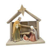 Maxbell Christmas Nativity Figurine Craft Holy Family Figurine for Indoor Home Decor