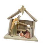 Maxbell Christmas Nativity Figurine Craft Holy Family Figurine for Indoor Home Decor