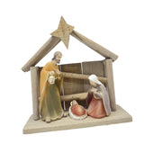 Maxbell Christmas Nativity Figurine Craft Holy Family Figurine for Indoor Home Decor