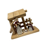 Maxbell Christmas Nativity Scene Statue Christmas Manger for Home Living Room Office