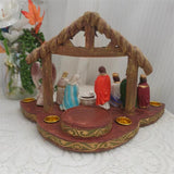 Maxbell Christmas Nativity Scene Figurine Set Crafts for Xmas Gift Holiday Religious