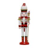 Maxbell Nutcracker King Statue Crafts Wood for Living Room Home Decoration Fireplace