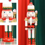 Maxbell Nutcracker King Statue Crafts Wood for Living Room Home Decoration Fireplace
