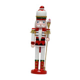 Maxbell Nutcracker King Statue Crafts Wood for Living Room Home Decoration Fireplace