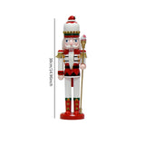 Maxbell Nutcracker King Statue Crafts Wood for Living Room Home Decoration Fireplace