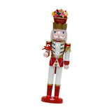 Maxbell Nutcracker King Statue Crafts Desktop Ornament for Entrance Festival Desktop