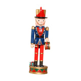 Maxbell Christmas Nutcracker Figures Wooden Nutcracker for Tables Shelves Kids Gifts Style B