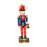 Maxbell Christmas Nutcracker Figures Wooden Nutcracker for Tables Shelves Kids Gifts Style B