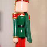 Maxbell Christmas Nutcracker Figures Wooden Nutcracker for Tables Shelves Kids Gifts Style B