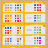 Maxbell 3D Cube Puzzle Preschool Learning Toy Wooden Block Puzzle Children Kid Adults