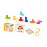 Maxbell 3D Cube Puzzle Preschool Learning Toy Wooden Block Puzzle Children Kid Adults