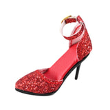 Maxbell 1/6 Figure High Heeled Sandals Doll High Heels Model for 12 inch Figure Body Red