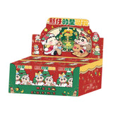 Maxbell 6x Cute Action Figure Christmas Gift Miniature Dolls for Boys Girls Children Christmas Night