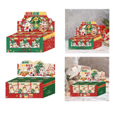 Maxbell 6x Cute Action Figure Christmas Gift Miniature Dolls for Boys Girls Children Christmas Night